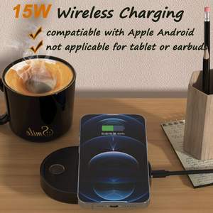 Taza Inteligente con Control <span class=keywords><strong>de</strong></span> Temperatura y Agitación Automática, <span class=keywords><strong>Cargador</strong></span> Inalámbrico <span class=keywords><strong>de</strong></span> 20W, Protección OVP <span class=keywords><strong>de</strong></span> 9V/2A, Ecológica, Ideal para Oficina y Hogar - Product Image 5