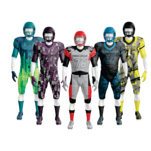 ชุดเสื้อฟุตบอลอเมริกันผ้าโพลีเอสเตอร์แบบมืออาชีพผ้าโพลีเอสเตอร์ระบายอากาศพิมพ์ลายธงแบบสั้นสำหรับฤดูร้อน - Product Image 5