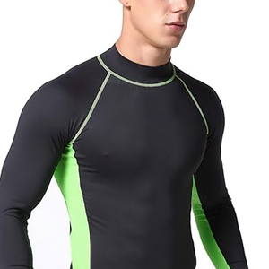 New Design Hot Sale <b>Swimming</b> Wear Light Weight <b>Men</b> Rash Guard High Quality Comfortable and Breathable <b>Men</b> Rash Guard - Product Image 5
