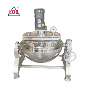 หม้อต้มแบบแจ็คเก็ต LOB 50L ผลิตจากสแตนเลส SUS304 ควบคุมด้วยระบบ PLC เหมาะสำหรับซอส มายองเนส ฯลฯ - Product Image 5