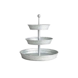 Présentoir à gâteaux en métal à 3 niveaux, dernier modèle, fabriqué à la main, plateau de service à desserts poli pour hôtels restaurants outils à gâteaux - Product Image 1