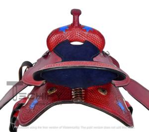 ชุดอุปกรณ์ม้าแบบตะวันตกพรีเมียม ประกอบด้วยบังเหียนและสายรัดอก  อุปกรณ์สำหรับม้า ผลิตภัณฑ์สำหรับม้า - Product Image 4