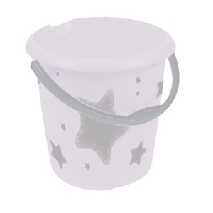 Cubo Decorativo Ilvie 30x28, Polipropilene, Bianco Cosmico, 10 L - Product Image 1