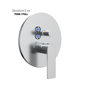 Mitigeur de douche à levier unique intégré Sprint Series avec inverseur à 2 voies en chrome poli Système de boîte d'installation Robinets de bain et de douche - Product Image 4