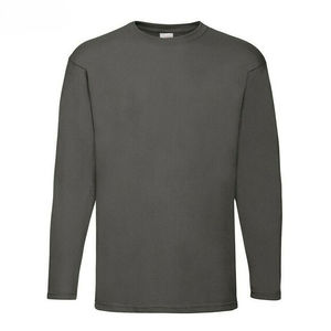 T-shirt à manches longues en coton tricoté de haute qualité, couleurs unies, respirant, thermique, écologique, modèle formel, broderie personnalisée - Product Image 1