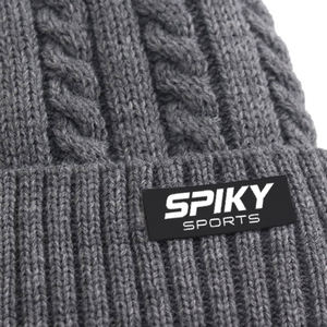 Gorro de punto con logotipo personalizado, gorro de calavera de invierno bordado OEM, gorro unisex al por mayor a granel - Product Image 4