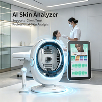 Analyseur de peau professionnel AI, scanner facial 3D, diagnostic précis, recommandation de traitement, machine d'analyse de la peau