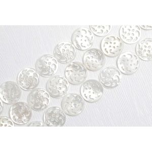Chaîne de perles rondes élégantes en coquillage SG0060 - Product Image 4