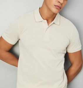 Custom Logo Mens Poly Cotton Polo <b>T</b> <b>Shirt</b> Quick Dry Breathable Material High Color Fastness Professional Staff Clothing Apparel - Product Image 4