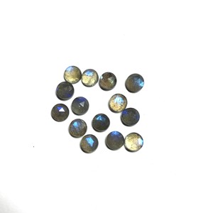 Haute qualité 4mm forme de Labradorite naturelle Rose Cut Cabochon pierre précieuse en vrac IGI certifié pierre semi-précieuse prix de gros - Product Image 3