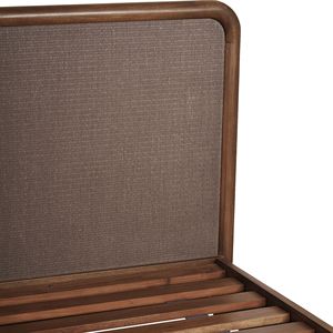 Cama Elegante y Moderna de Madera Maciza Tamaño Queen para Hoteles y Villas, Muebles de Madera de Diseño Exquisito - Product Image 6