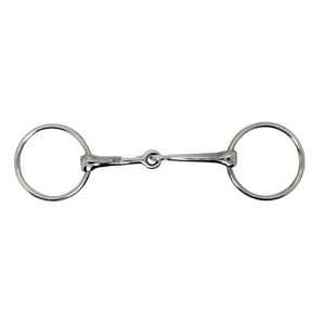 Gran oferta, mejor valorada, broca de caballo de acero inoxidable, mejilla, Pulgar de Tom de caballo con anillo corto, filete, carreras de caballos de calidad Premium - Product Image 4
