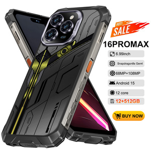 Smartphone 5G Robuste 16ProMax IP68 Écran HD 120Hz NFC 108MP Prise en charge du français OLED Android 15 8000mAh+ Étanche Antichoc - Product Image 6