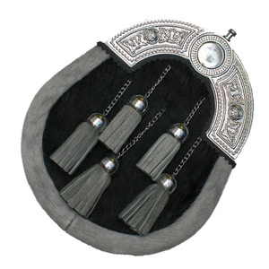 Sporrans écossais faits à la main de haute qualité sac en fourrure de lapin personnalisé accessoires d'instruments de musique professionnels - Product Image 3