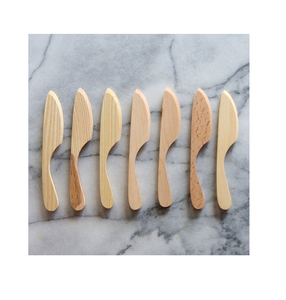 Juego de 3 cuchillos para mantequilla con mango de madera multicolor con juego de cuchillos de alta calidad artículos de cocina a un costo razonable - Product Image 3