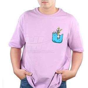 T-shirts surdimensionnés de style actuel, 100% coton, personnalisables, respirants, séchage rapide, logo personnalisé, pour hommes - Product Image 5