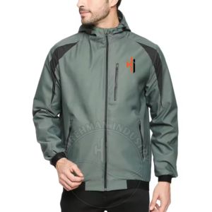 Vestes Softshell d'hiver pour hommes de qualité supérieure, logo personnalisé, col montant, haute qualité, imperméables, écologiques - Product Image 1