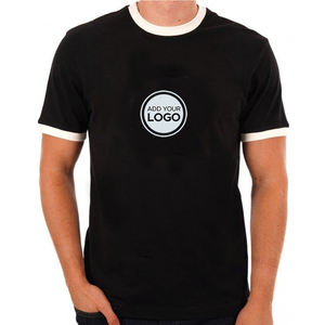 Camisetas Ringer personalizadas Camiseta de bolsillo personalizada Camiseta con logotipo, texto o foto personalizada Camiseta unisex personalizada para hombres y mujeres - Product Image 1