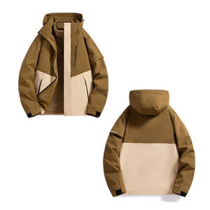 Vestes de randonnée d'hiver coupe-vent sur mesure de qualité supérieure, avec fermeture éclair, étiquette privée personnalisée, unisexe - Product Image 6