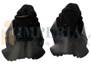 Chaussures de sécurité classiques 100% cuir véritable pour hommes, confortables, respirantes, avec semelles en caoutchouc robustes, ensembles de dessus - Product Image 6