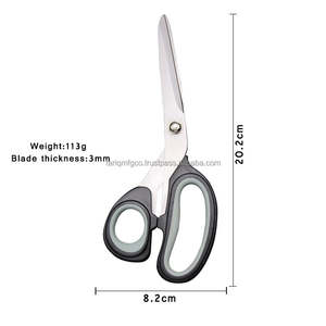 Ciseaux de bureau à coudre de haute qualité Heavy Duty 8 pouces Soft Grip - Product Image 2