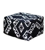 Fabriqué à la main en laine Dhurrie Kilim tabouret et pouf coloré Style Design accent pliable pour hôtel atelier utilisation prix de gros
