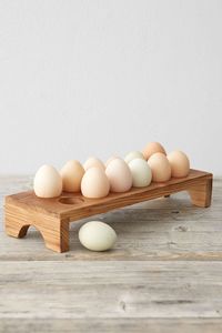 SUPPORT D'OEUFS EN BOIS GENTIL DE HAUTE QUALITÉ POUR LA CUISINE DE LA FERME et le marché Plateau à œufs pour ustensiles de cuisine pour garder les œufs en sécurité - Product Image 5
