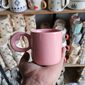 Tasse à main copieuse tasses en céramique 200ml tasse à café tasse à boisson micro-ondes et lave-vaisselle parfait pour les amateurs de thé et de café cadeau - Product Image 3