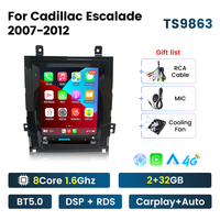 NaviFly NF le plus récent autoradio Android voiture jouer auto GPS pourCadillac Escalade 2007-2012 avec puce BT 5.0 Android auto