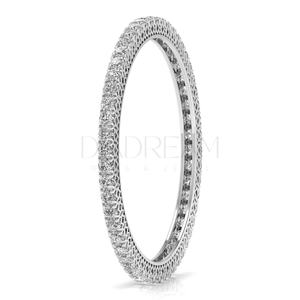 Bracelets en diamant Moissanite en argent sterling 925 exclusivement conçus pour les femmes-pour les cadeaux ou les fêtes - Product Image 1