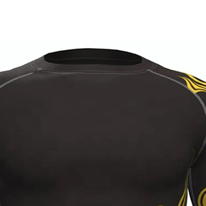 เสื้อรัดกล้ามเนื้อแขนยาวแบบซับลิเมชั่น ออกแบบเองได้ สำหรับออกกำลังกาย วิ่ง สำหรับผู้ชาย - Product Image 6