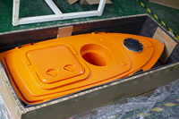 Coque de véhicule de surface autonome (USV) 175*70*17cm pour la prospection hydrographique, la surveillance environnementale, la recherche marine, coque de USV en PE