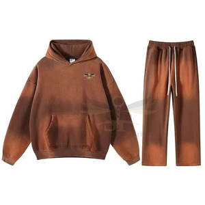 ชุดวอร์มซันเฟดของผู้ชายชุดวอร์มโอเวอร์ไซส์สำหรับซักได้ - Product Image 1