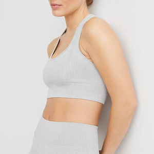 Sujetador Deportivo de Diseño Personalizado de Última Moda, Sujetador Deportivo Sin Costuras de Secado Rápido y Buena Calidad para Mujer, OEM - Product Image 3