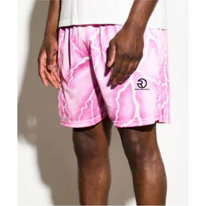 Pantalones cortos de baloncesto de malla deportiva personalizados Logotipo personalizado Transpirable Ropa deportiva de verano de secado rápido Aceptamos diseños personalizados - Product Image 3