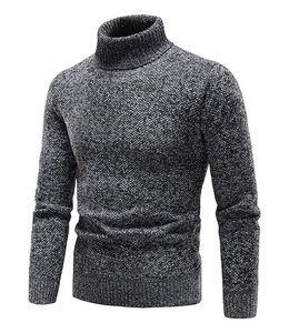 Meilleure offre sur pull en laine à col roulé de haute qualité pour hommes automne hiver pull en tricot personnalisé fabricant de chandails - Product Image 3