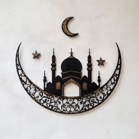 Ramadan Décor Tenture Murale Élégant Art Mural Islamique Pour Le Mois Saint Ramadan Kareem Tendance Article Taille Personnalisée Au Prix De Gros