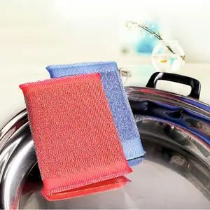 Matière première de lavage de cuisine, vert abrasif, tampon à récurer robuste, rouleaux tampons à récurer origine OEM polyuréthane