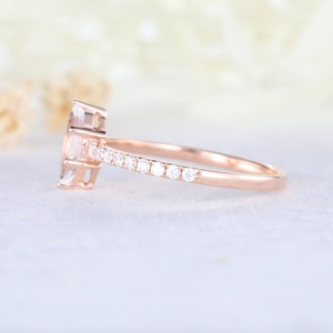 ของขวัญแหวนพลอยสีรุ้งพร้อมแหวนเพชรแท้สีทองธรรมชาติ14kt - Product Image 2