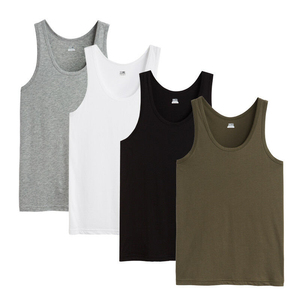 OEM Motif personnalisé Débardeur à dos en Y pour hommes Chemise d'entraînement musculaire décontractée et respirante en polyester - Product Image 3
