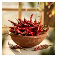 Piments rouges entiers séchés de qualité supérieure, naturels, transformés par lyophilisation, assaisonnement alimentaire, exportateur PRISTINE WORLDWIDE, 1 kg, prêts à l'emploi