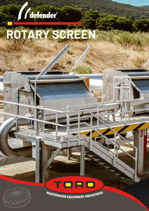 เครื่องกรองแบบหมุนสแตนเลส รุ่น Low Price Defender TR 63/90 สำหรับการกรองก่อนบำบัดน้ำเสีย ระบบกรองอุตสาหกรรมที่มีประสิทธิภาพ - Product Image 3