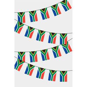 South Africa Rectangular Party <b>Banners</b> Africa Guirlande De Fanions - Product Image 1