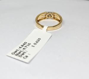 ชุดแหวนเพชรขนาด14K สำหรับของขวัญแต่งงานแหวนหมั้นเพชรโตในห้องปฏิบัติการที่มีคุณภาพมาตรฐาน - Product Image 4