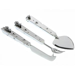 Venta al por mayor cortador de mantequilla cortador de queso caja transparente de acero inoxidable envolver queso cuchillo conjunto con mango de madera caja de cocina - Product Image 6