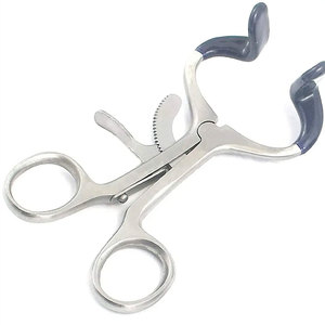 Ouvre-bâillon dentaire en acier inoxydable certifié ISO de qualité supérieure Instrument de joue à lèvres en métal en caoutchouc de haute qualité - Product Image 1