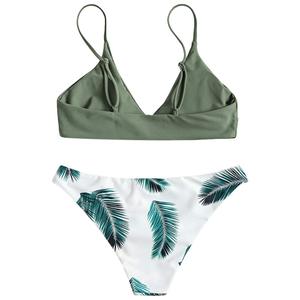 Nueva moda mujer sublimación Bikinis conjunto más tamaño traje de baño personalizado trajes de baño conjuntos ropa de playa ropa interior Bikinis conjunto para niñas - Product Image 2