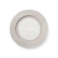 Assiette de service en rotin naturel, style bohème, faite à la main au Vietnam, pour la décoration de table de fête, utilisation au service