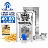 Machine d'emballage et de pesage automatique VFFS de haute qualité YH pour frites surgelées, nuggets, ailes de poulet et aliments surgelés