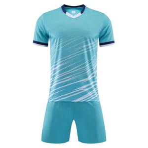 ชุดเสื้อฟุตบอลผ้าโพลีเอสเตอร์แบบยืดได้ชุดทีมฟุตบอลมืออาชีพชุดสโมสรผลิตจากโพลีเอสเตอร์ระบายอากาศได้ดีผลิตจาก100% - Product Image 6